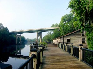 The Waccamaw River Walk in the heart of Conway.